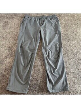 LL Bean Multisport Pants Mens XL 38/30 Gray Stretch Active Performance 510948